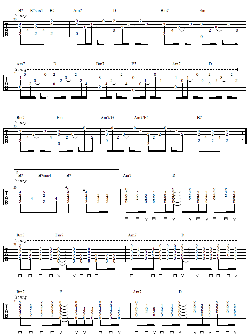 风向仪指弹吉他谱3-Depapepe