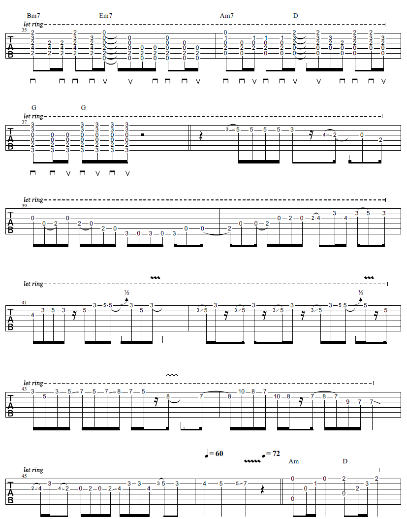 风向仪指弹吉他谱4-Depapepe