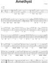 Amethyst指弹谱_X Japan_原版指弹谱_独奏六线谱