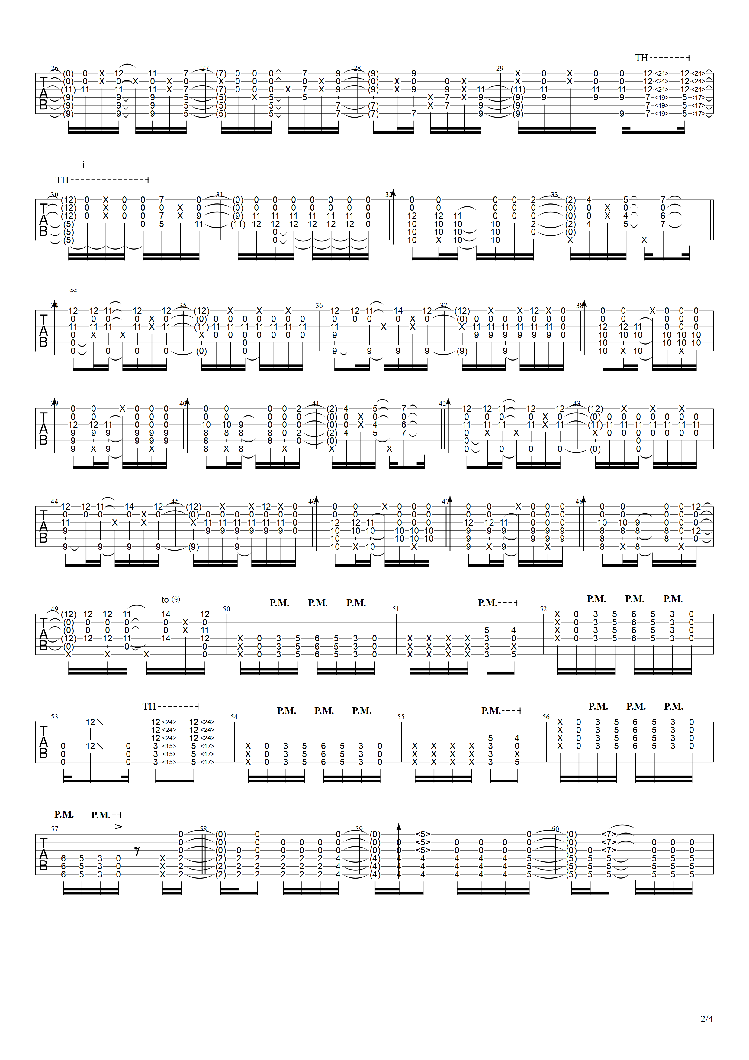 Wings-You-Are-The-Hero指弹吉他谱2-押尾桑