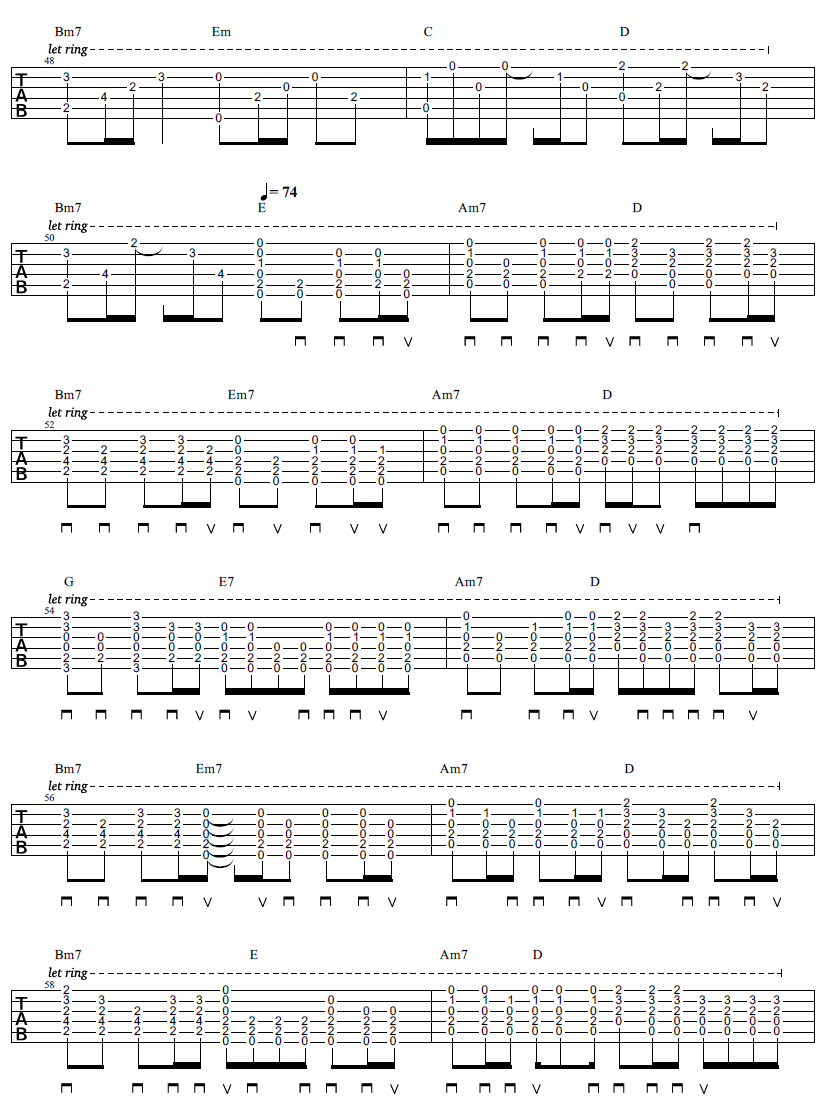 风向仪指弹吉他谱预览图