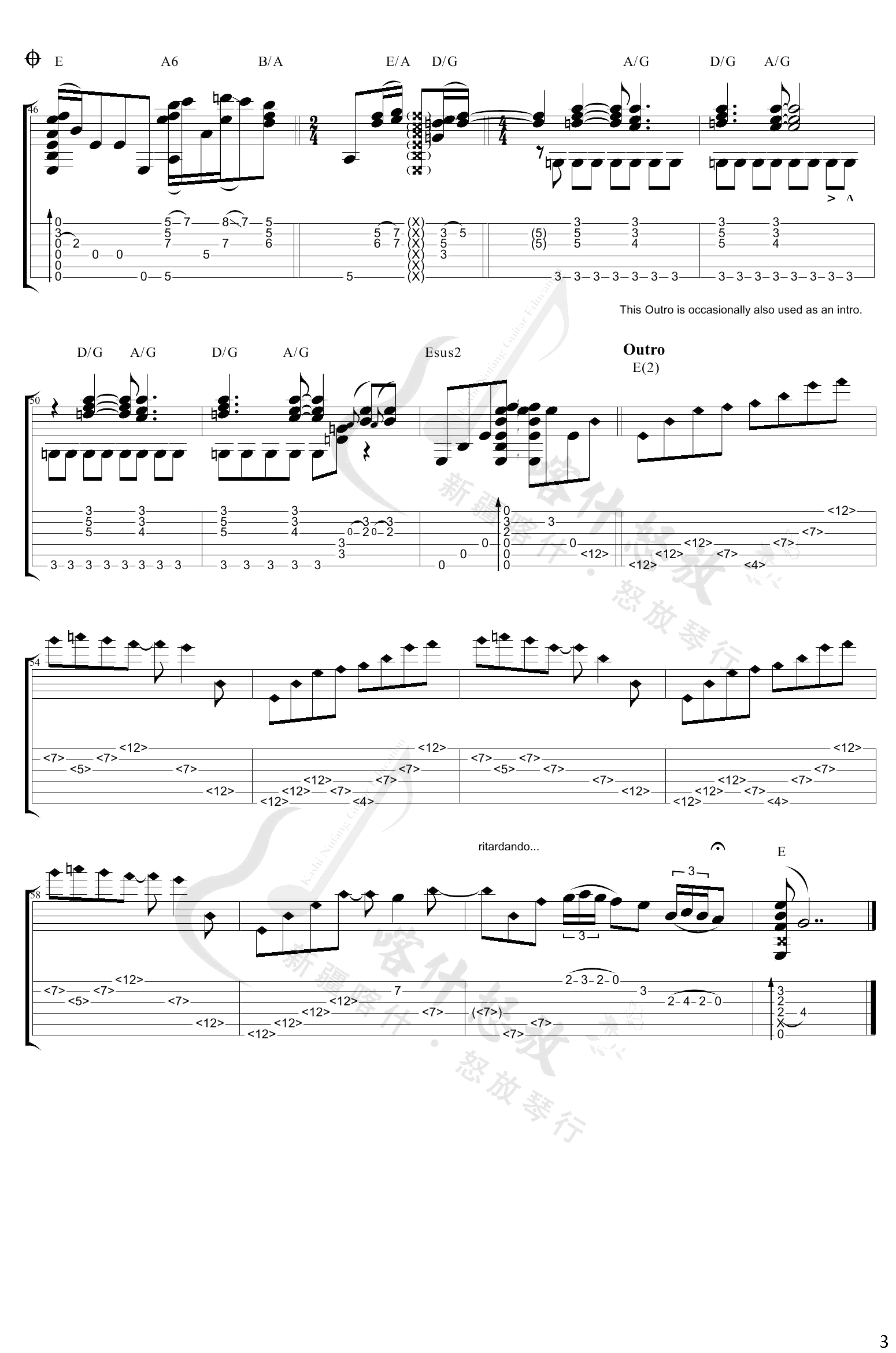 Angelina指弹吉他谱3-Tommy-Emmanuel