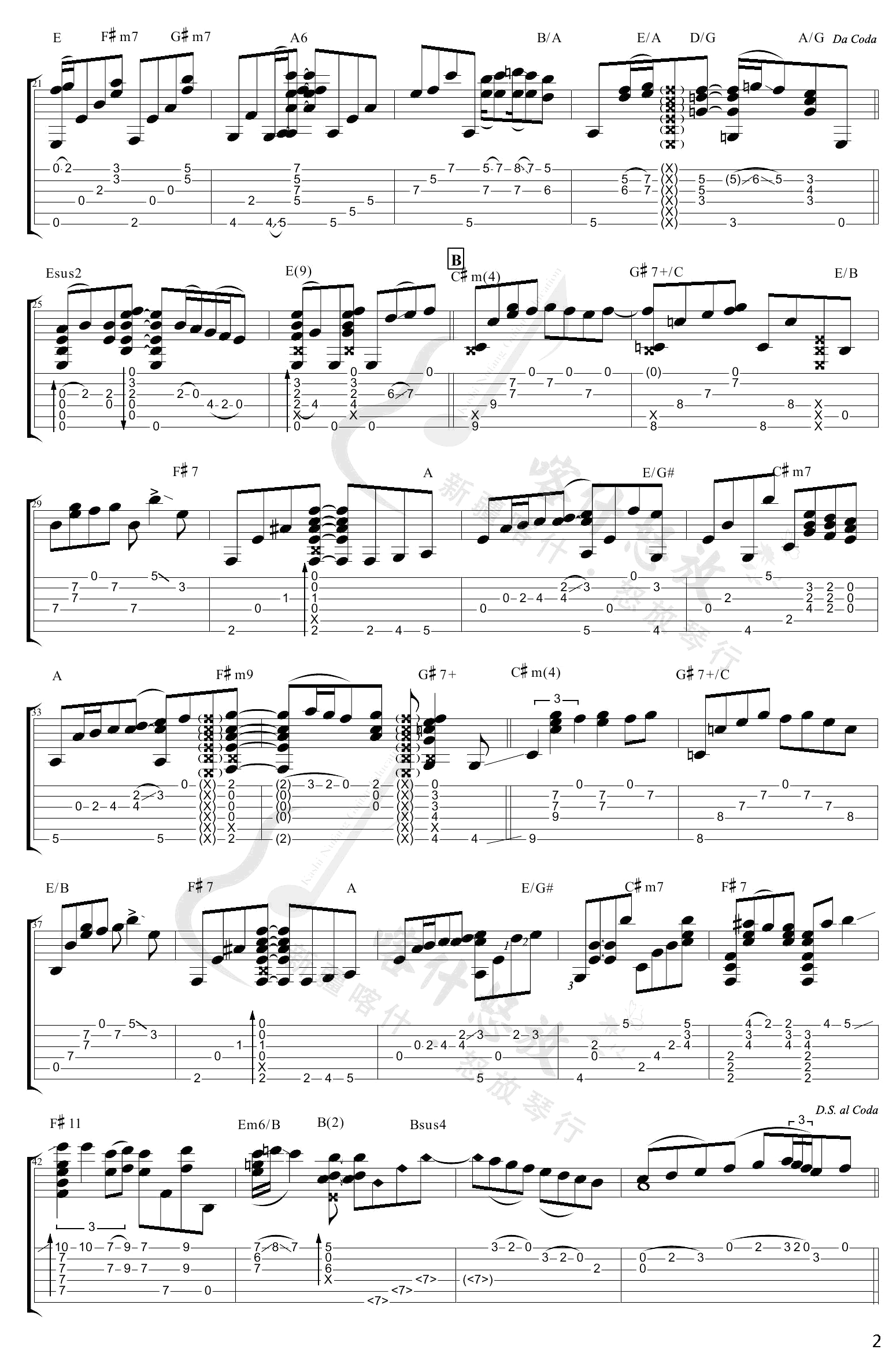 Angelina指弹吉他谱2-Tommy-Emmanuel