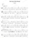The End Of The World指弹谱_岸部真明_原版指弹谱_独奏六线谱
