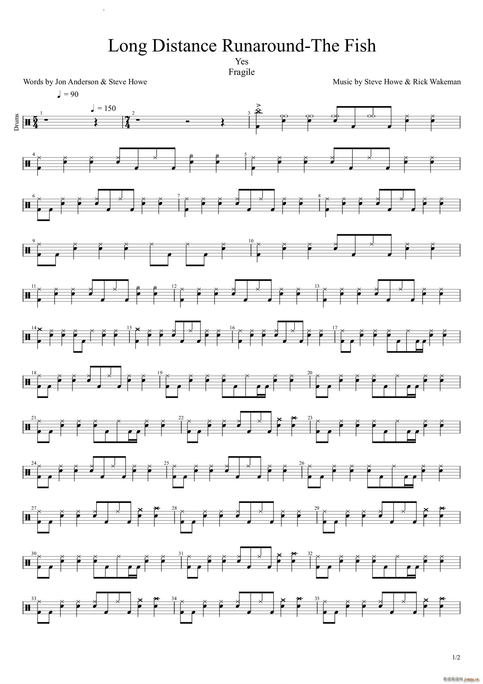 The Fish Live(吉他谱)1