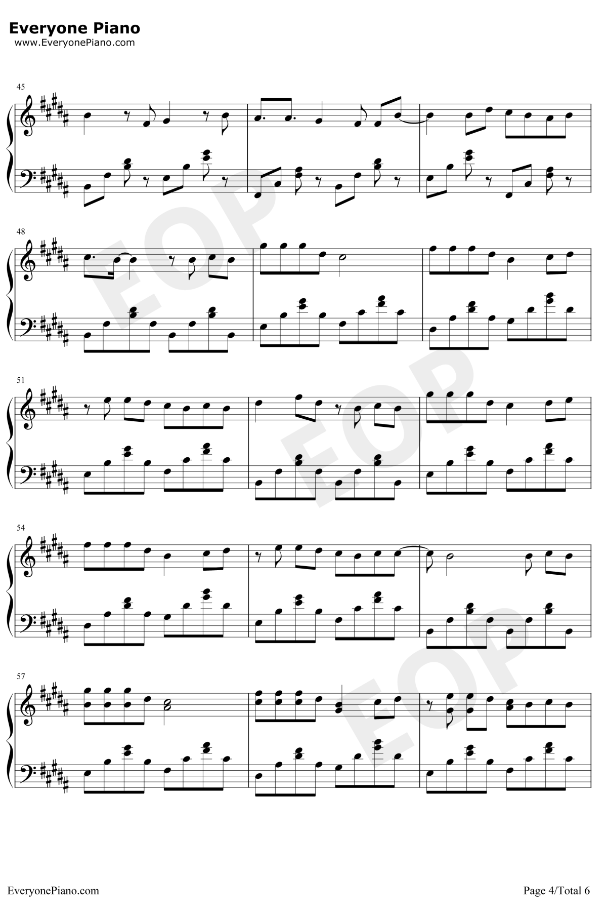 青柠钢琴谱4-徐秉龙