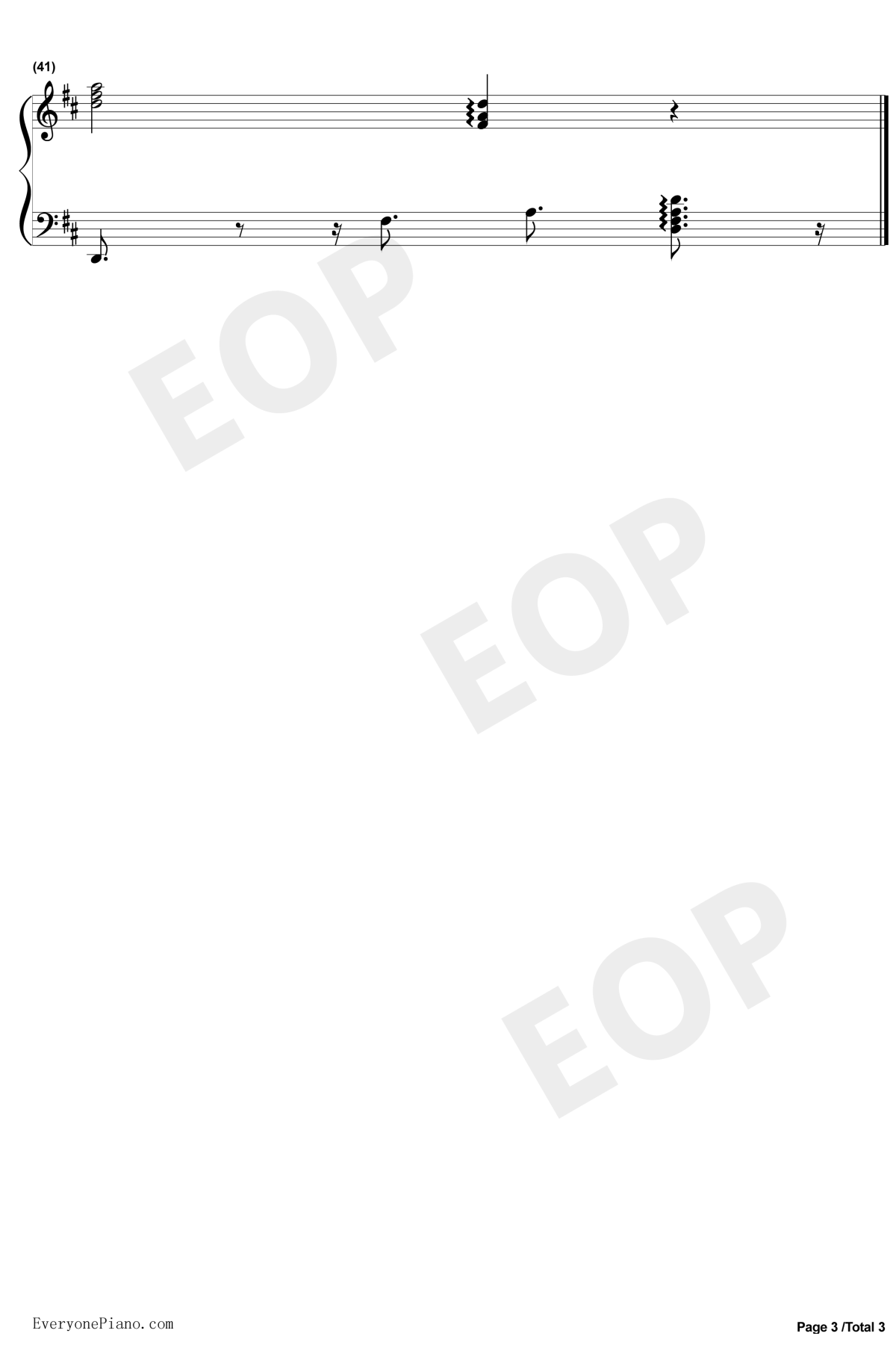 突然好想你钢琴谱3-五月天