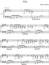 Why钢琴谱_艾薇儿_Why钢琴五线谱_Why钢琴独奏谱