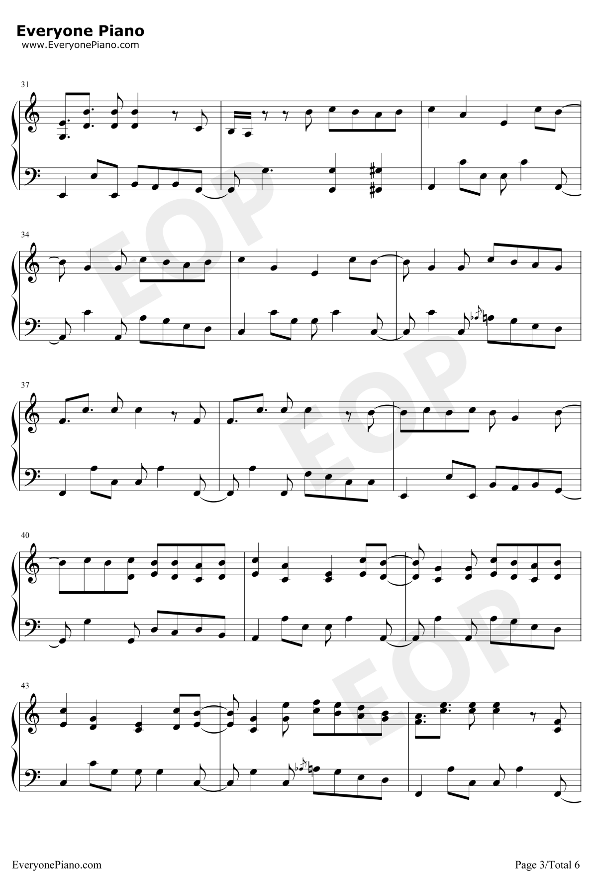 Senorita钢琴谱3-Shawn-Mendes