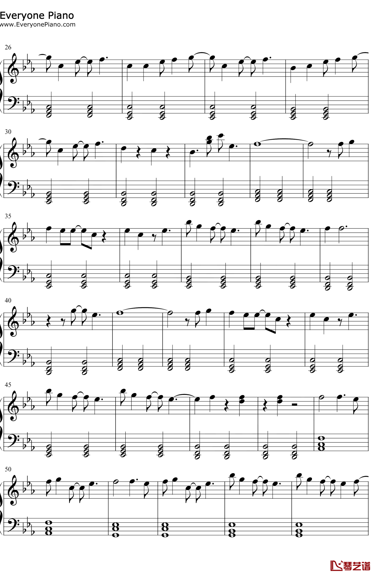 Blinding-Lights钢琴谱2-The-Weeknd