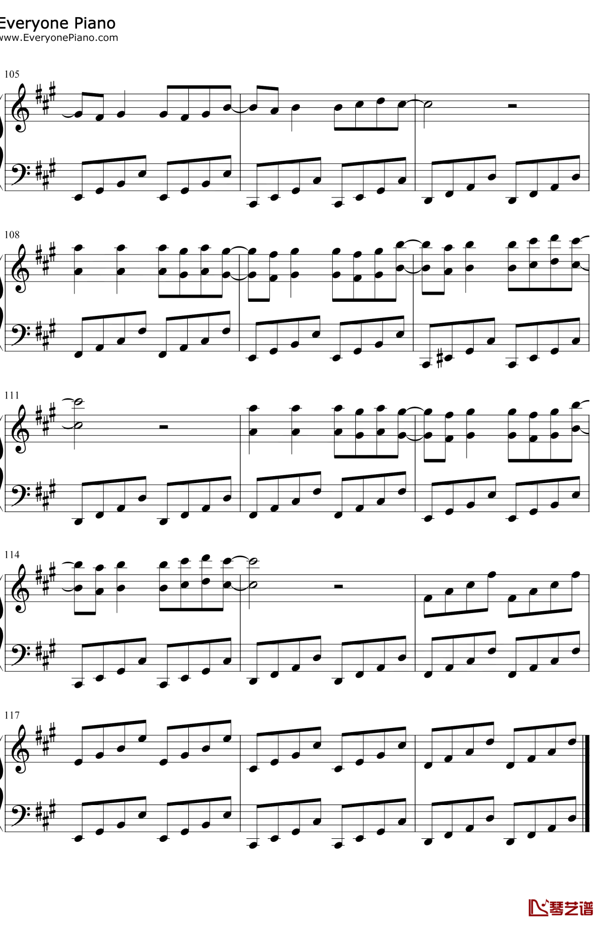 Everything-I-Wanted钢琴谱6-Billie-Eilish