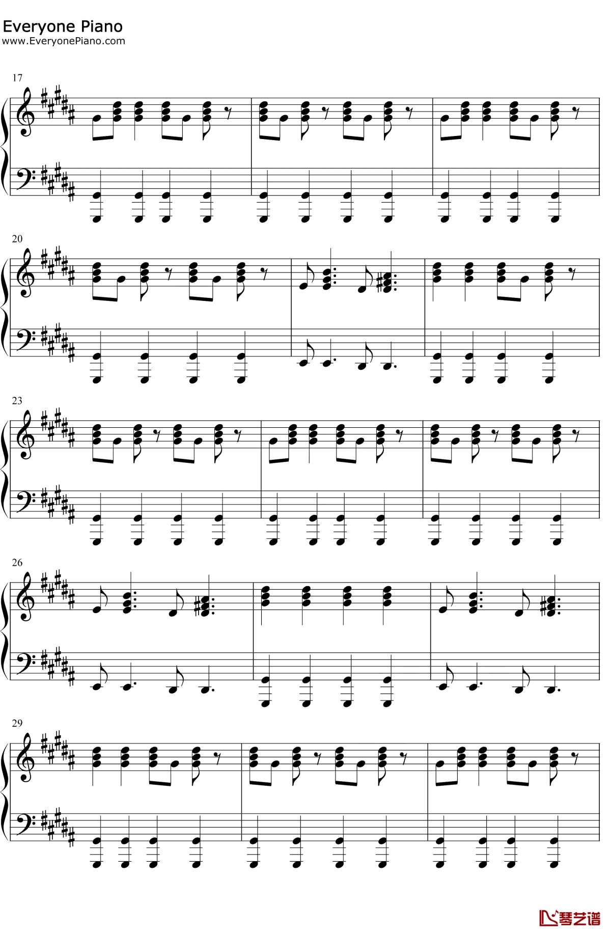 Follow-God钢琴谱2-Kanye-West