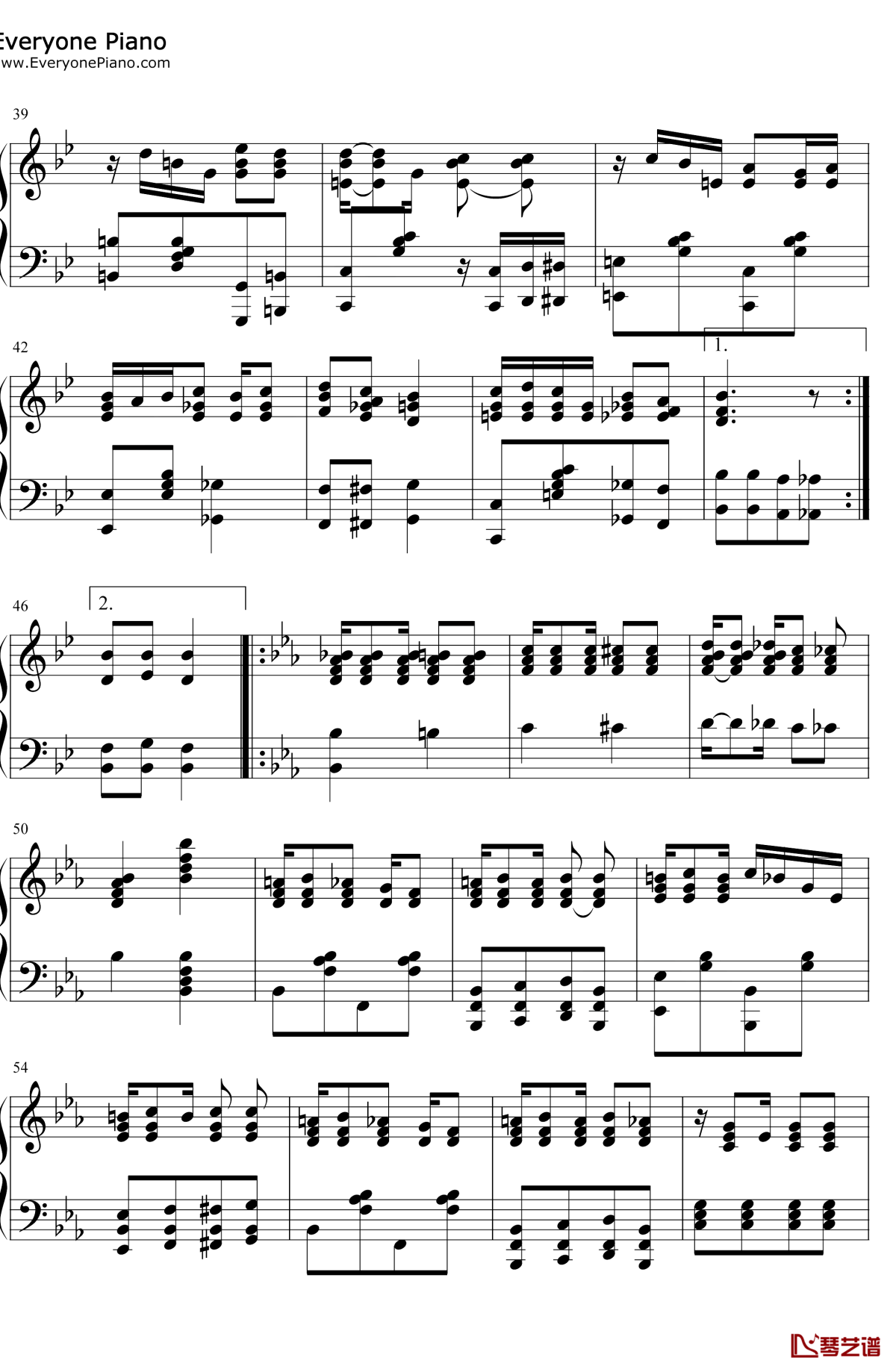 Lover's-Lane-Glide钢琴谱3-Calvin-Woolsey