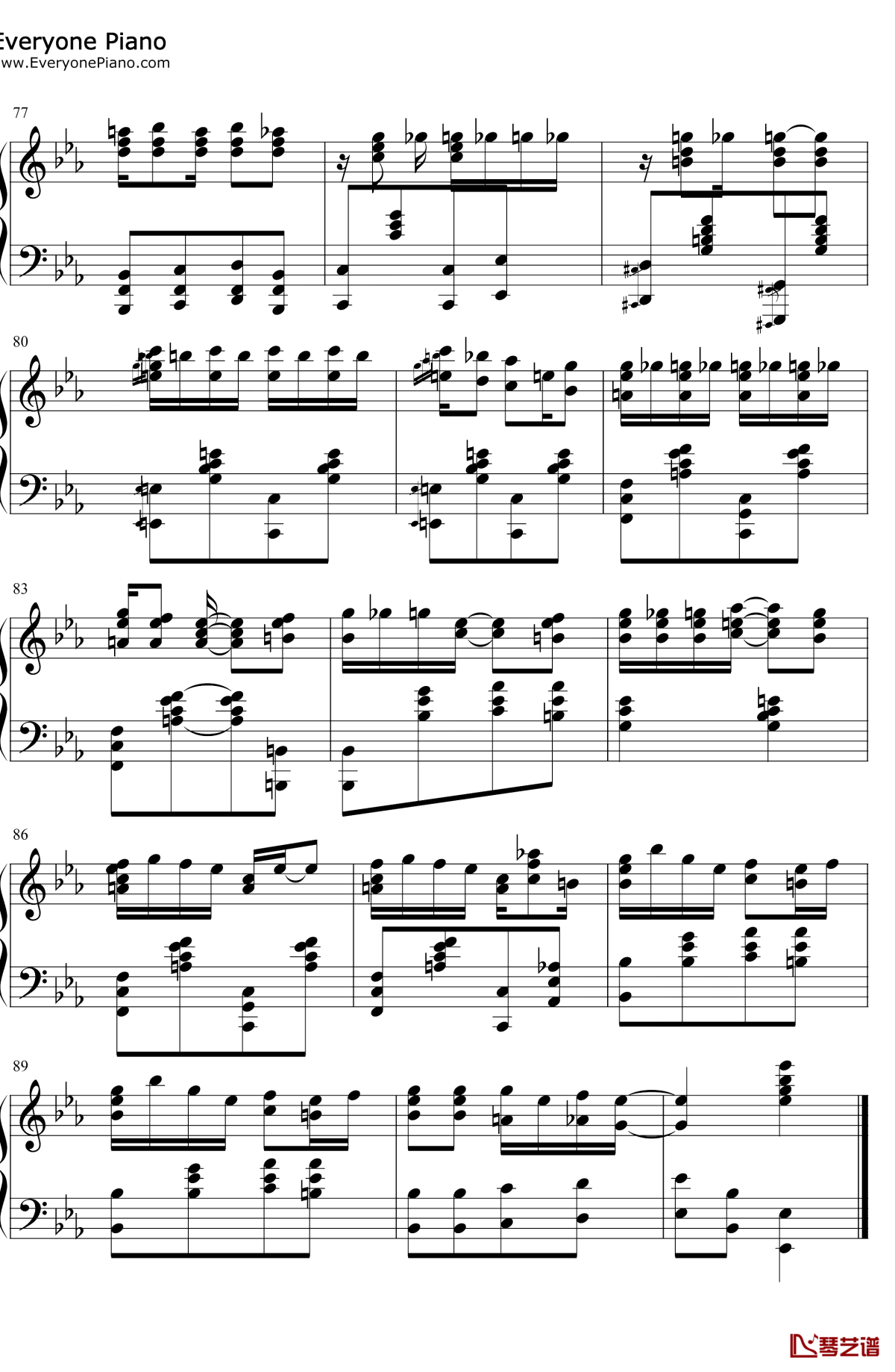 Lover's-Lane-Glide钢琴谱5-Calvin-Woolsey