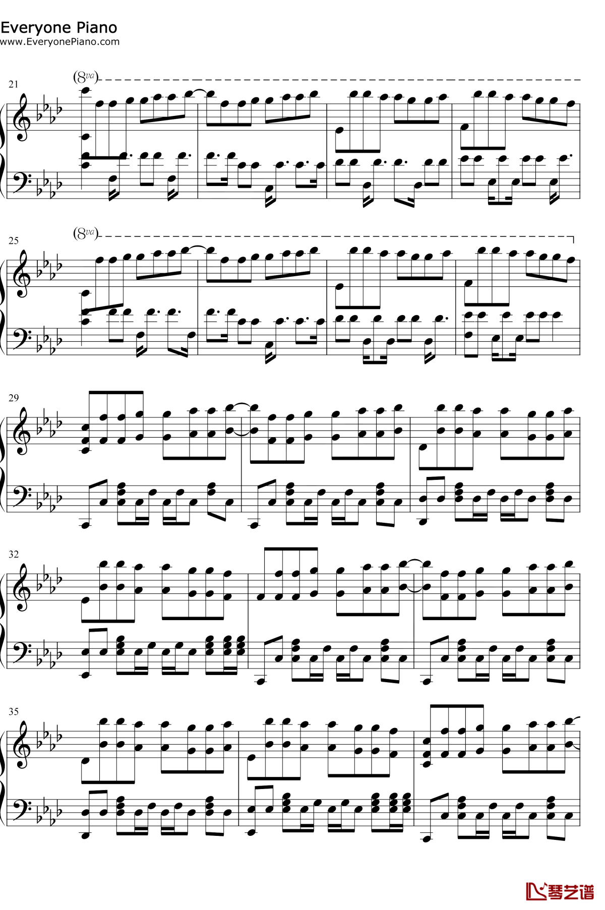 Time-Back钢琴谱2-Bad-Style