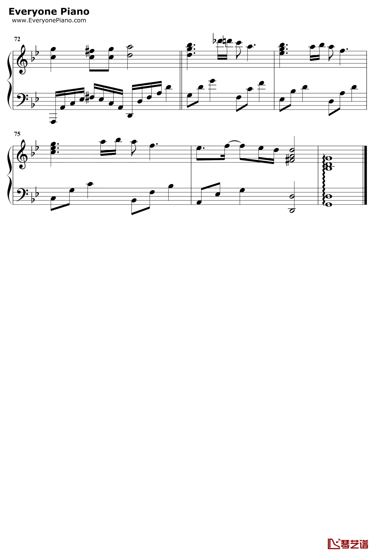 空虚沸腾钢琴谱5-本兮