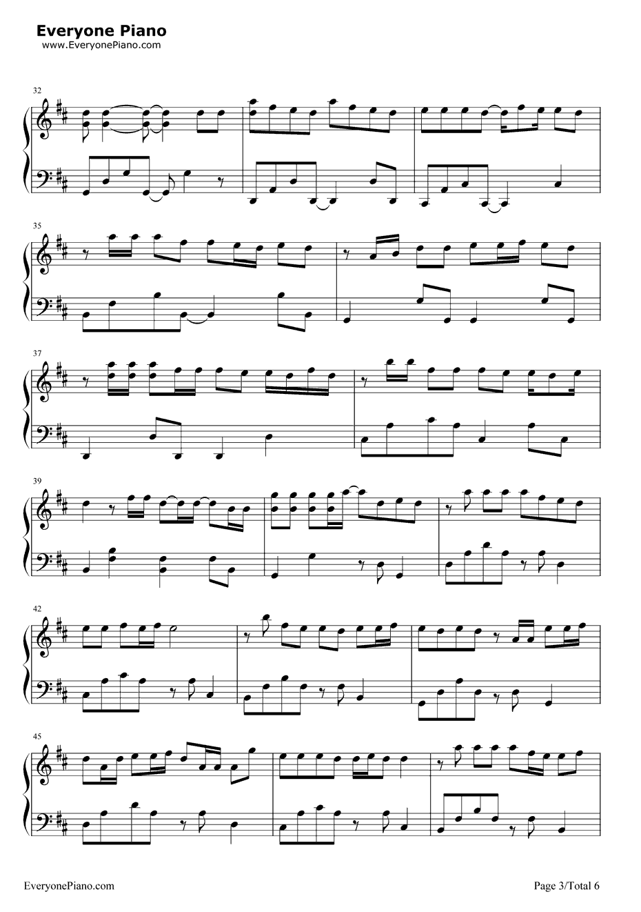 思念是一种病钢琴谱3-张震岳