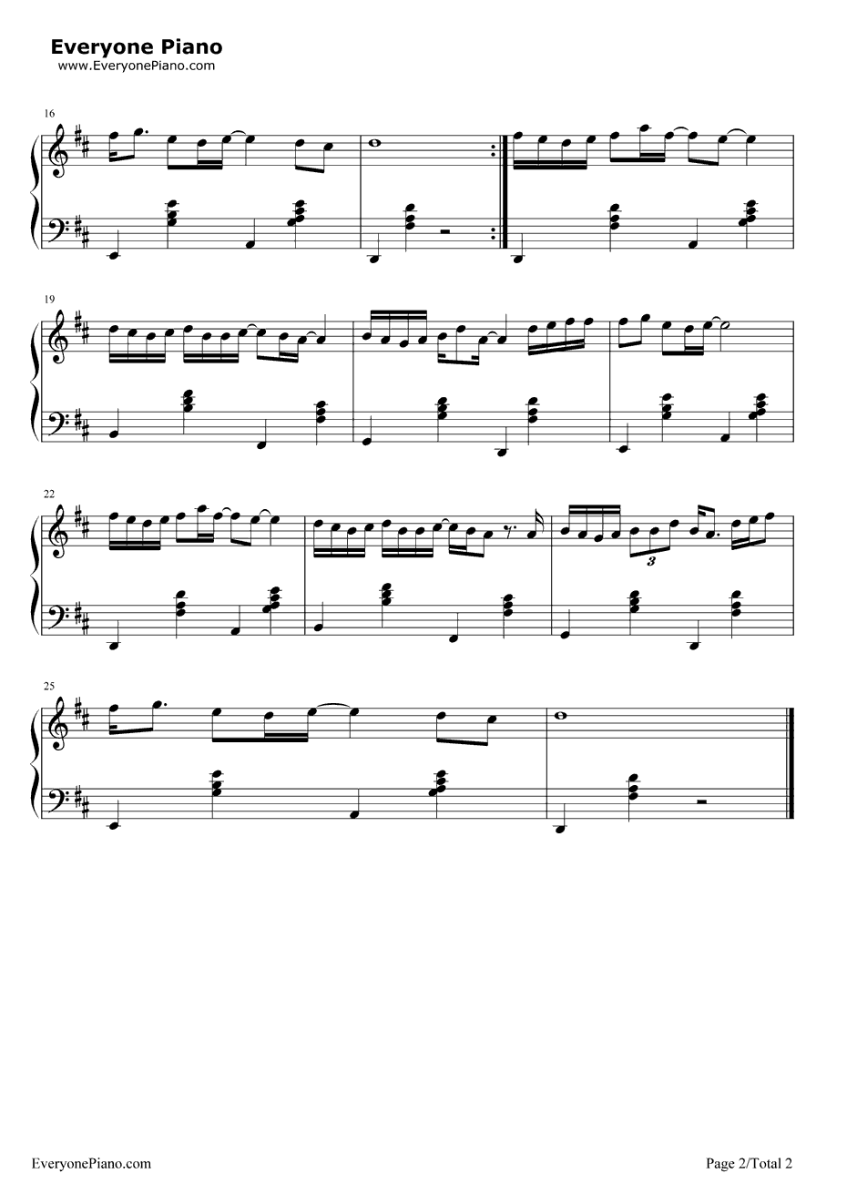 爱要怎么说出口钢琴谱2-赵传