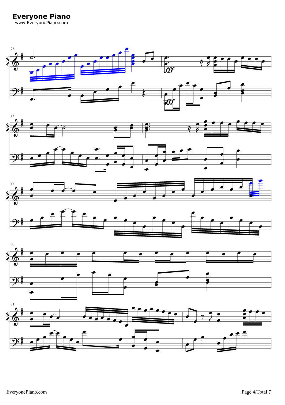 信仰钢琴谱4-张信哲