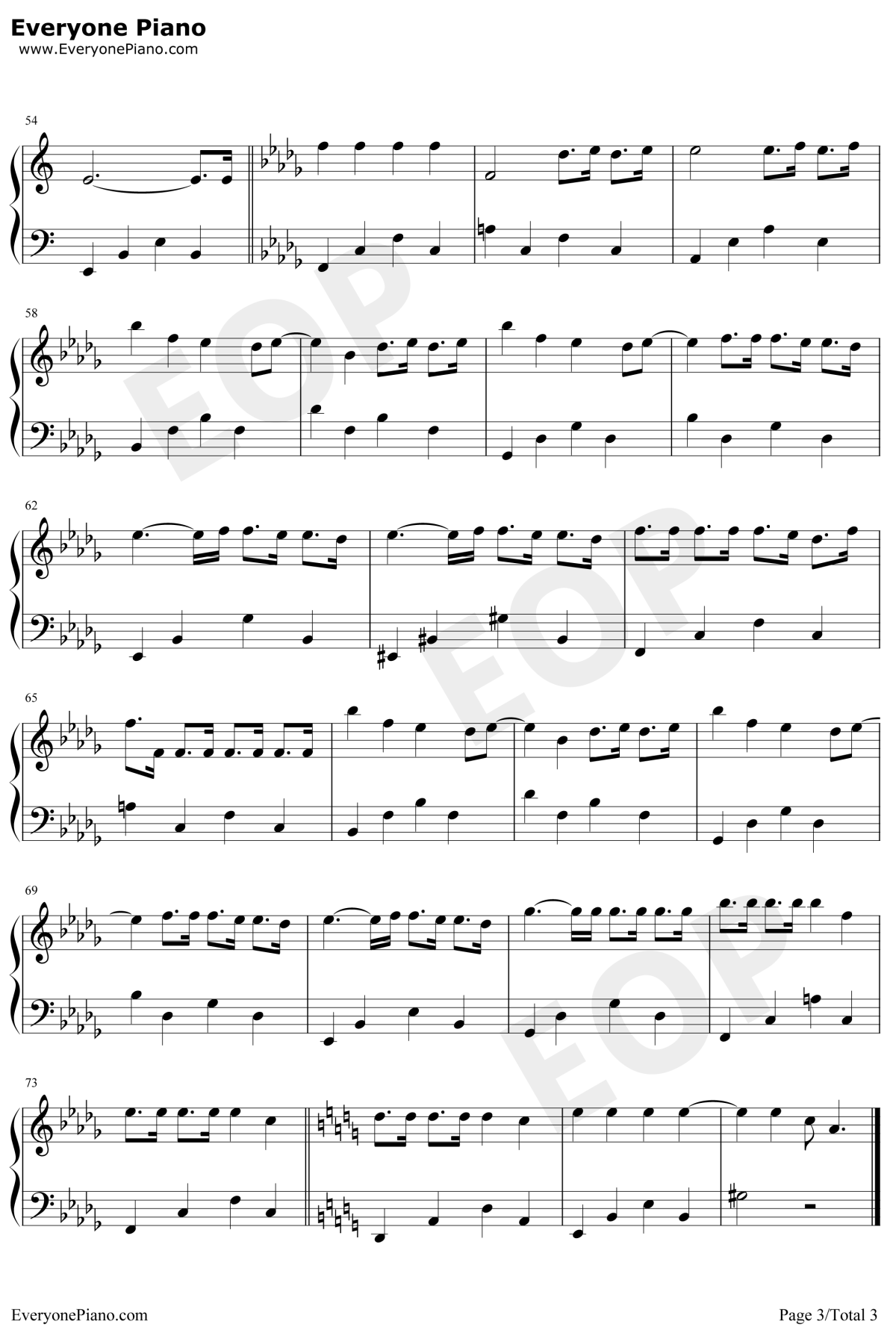 慢半拍钢琴谱3-薛之谦