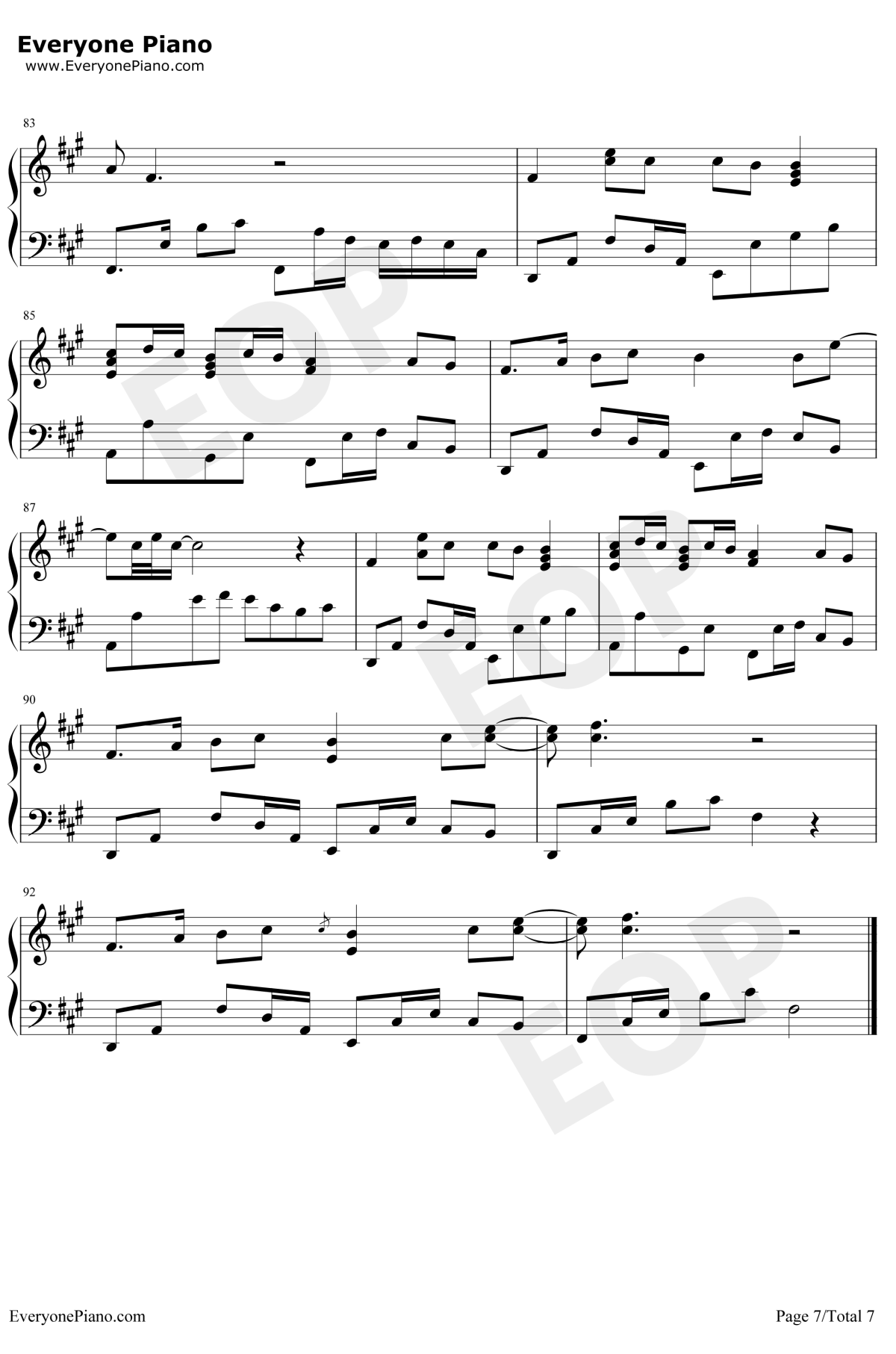 琵琶行钢琴谱7-奇然