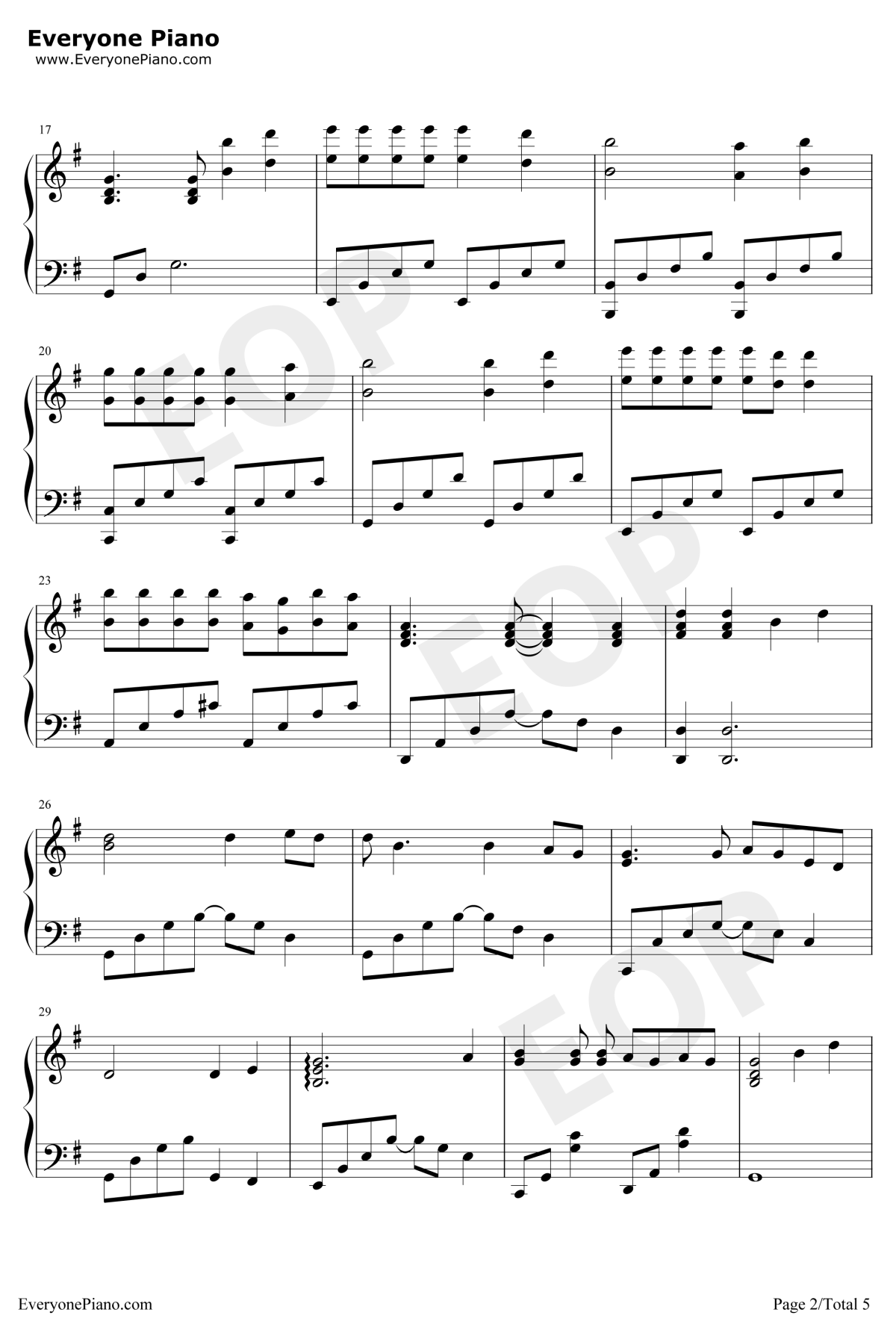 再见钢琴谱2-张震岳