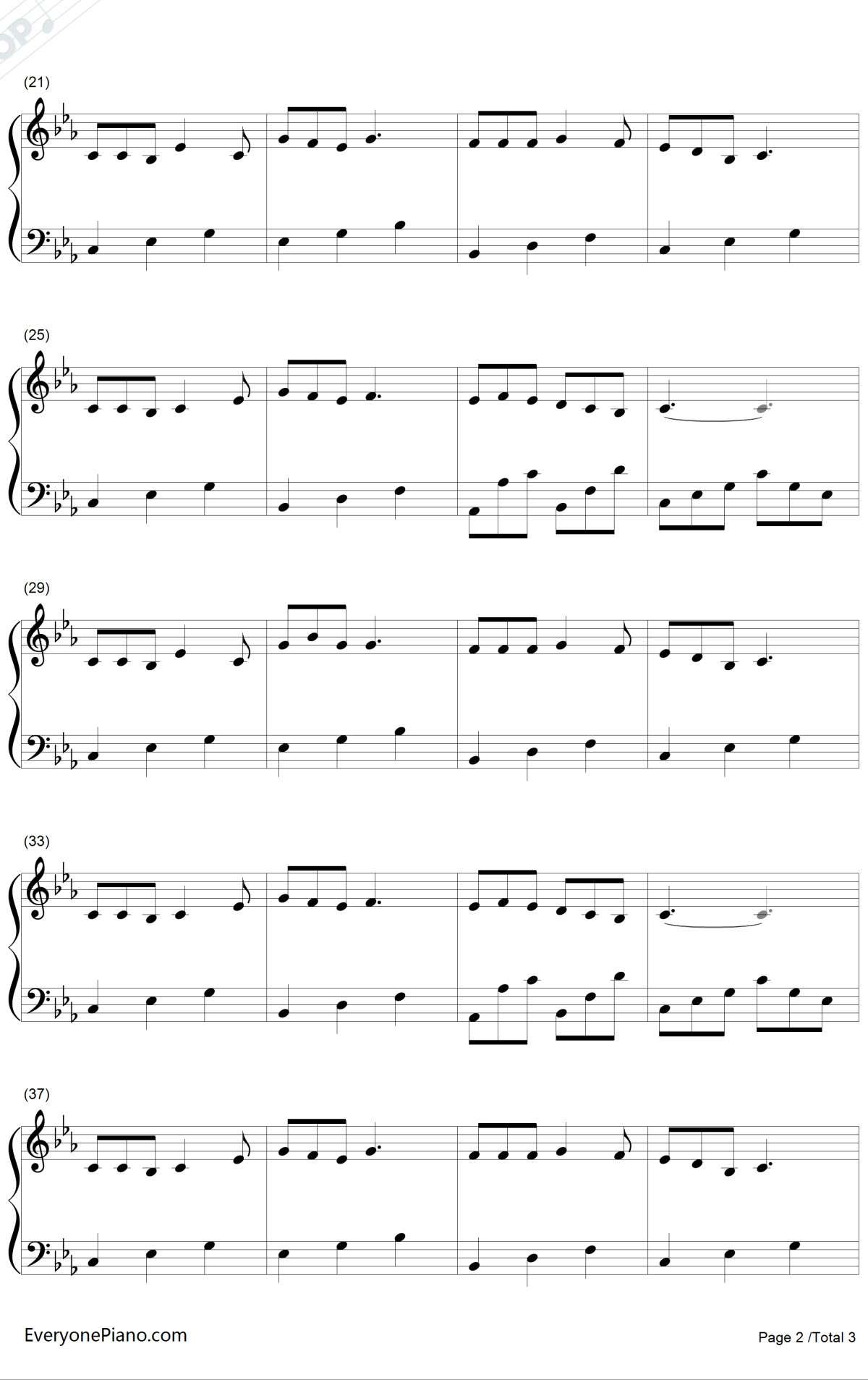 逆流成河钢琴谱2-金南玲