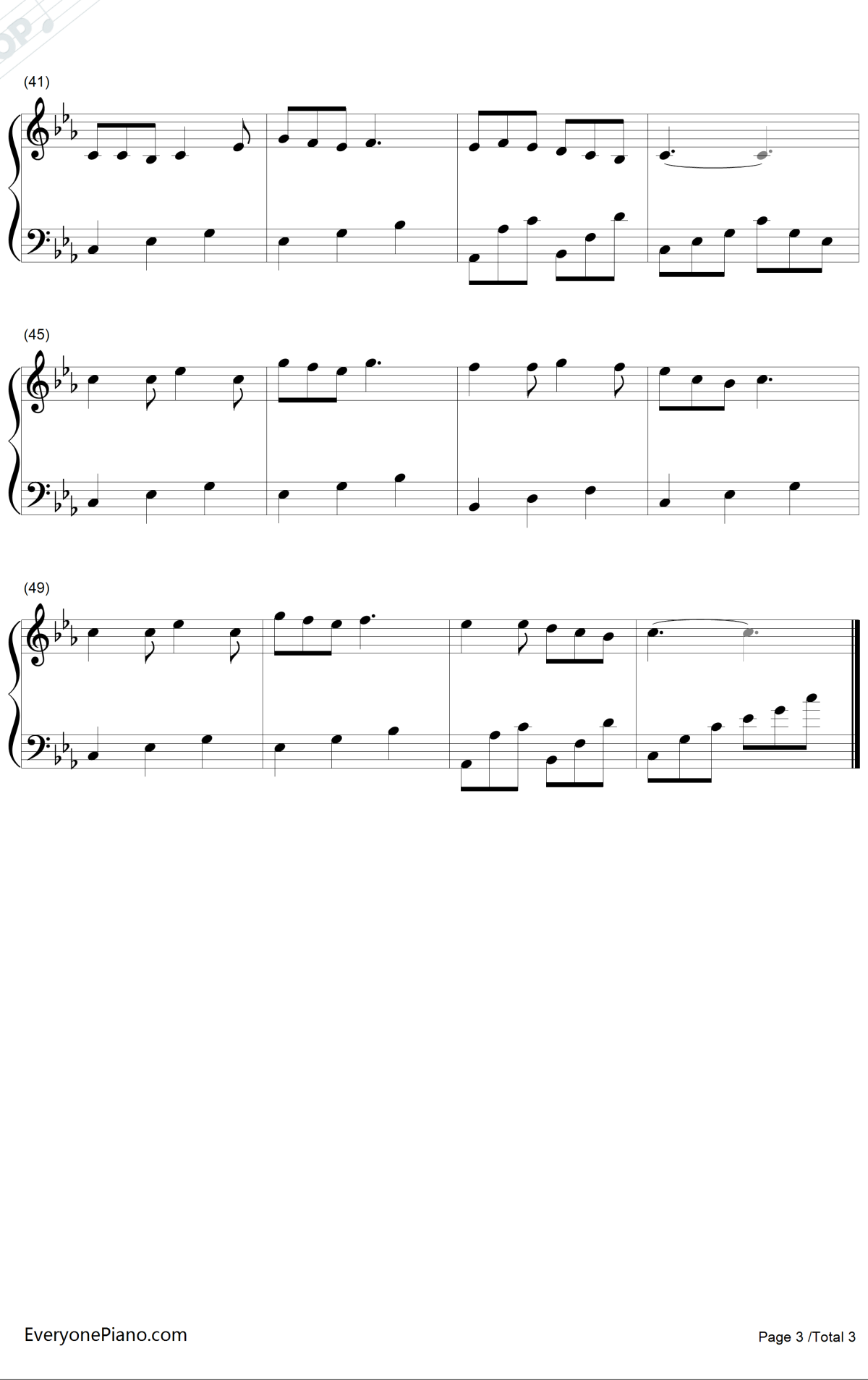 逆流成河钢琴谱3-金南玲