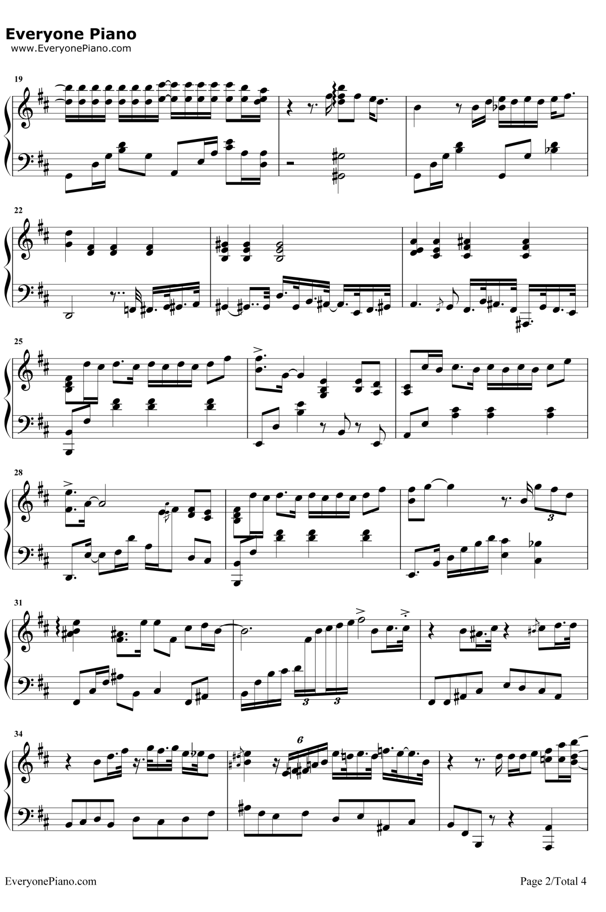 说散就散钢琴谱2-袁娅维