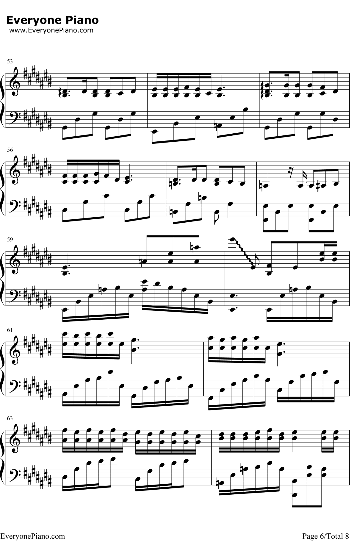 匆匆那年钢琴谱6-王菲