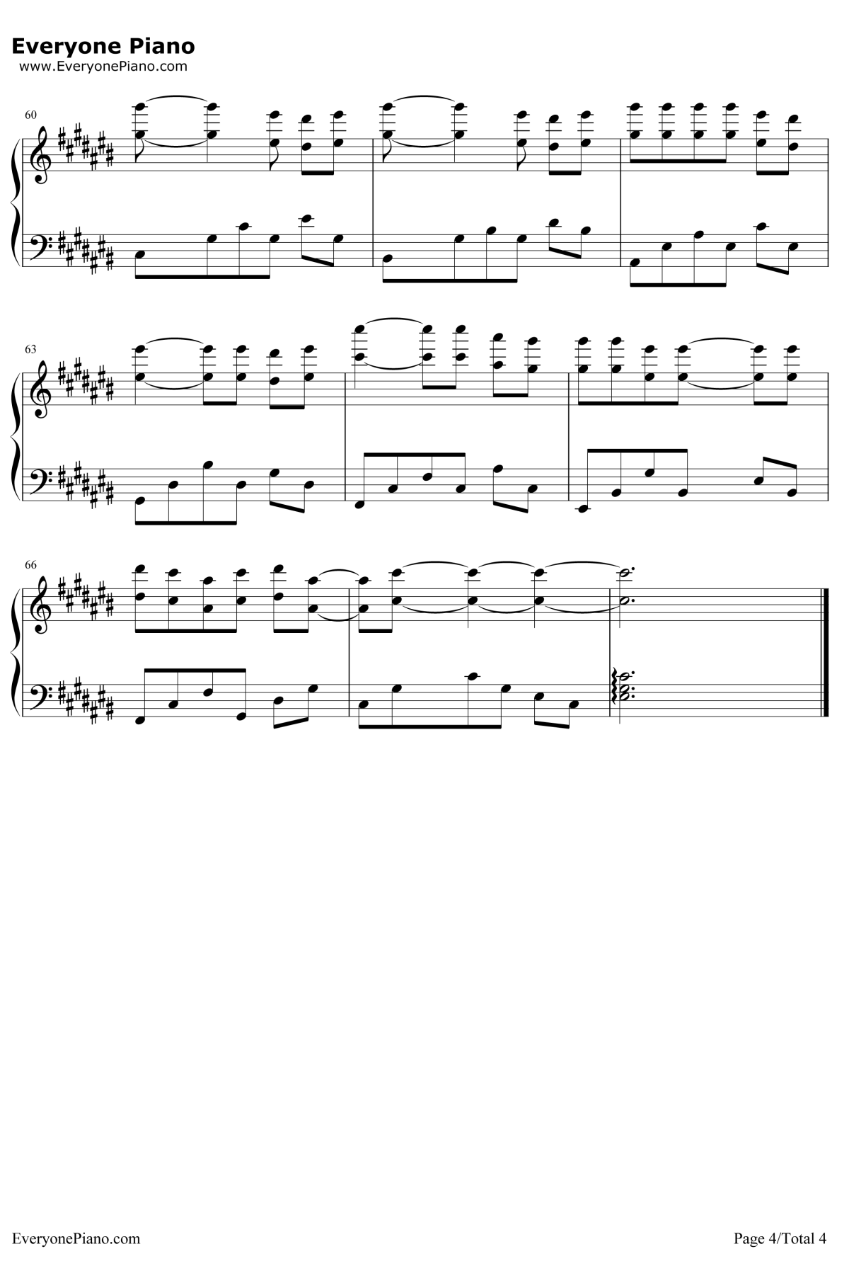 庐州月钢琴谱4-许嵩