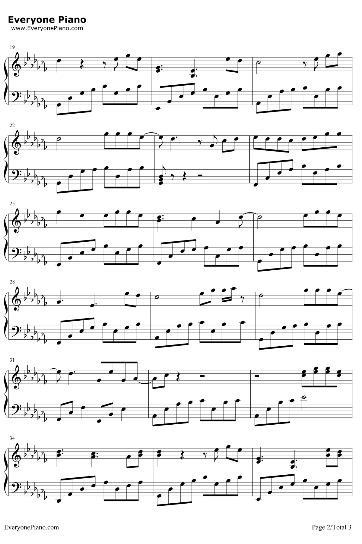 故梦钢琴谱2-双笙