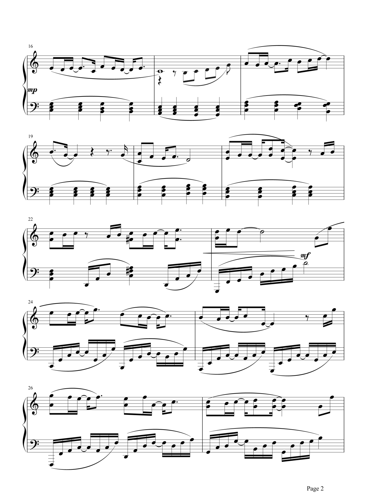 左半边翅膀钢琴谱2-许飞