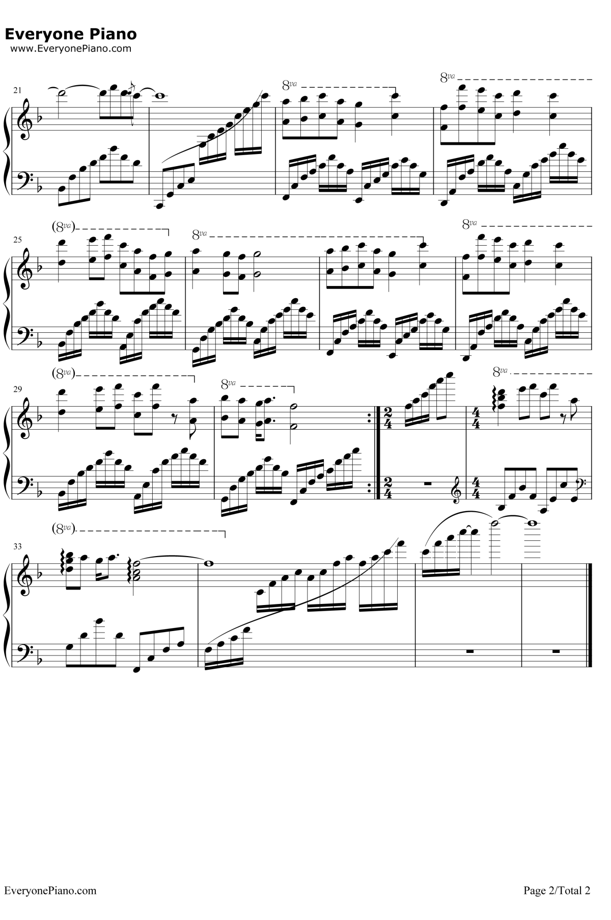 当我唱起这首歌钢琴谱2-小贱