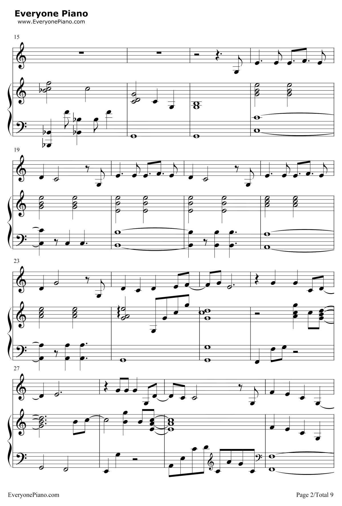 慢慢走钢琴谱2-许魏洲