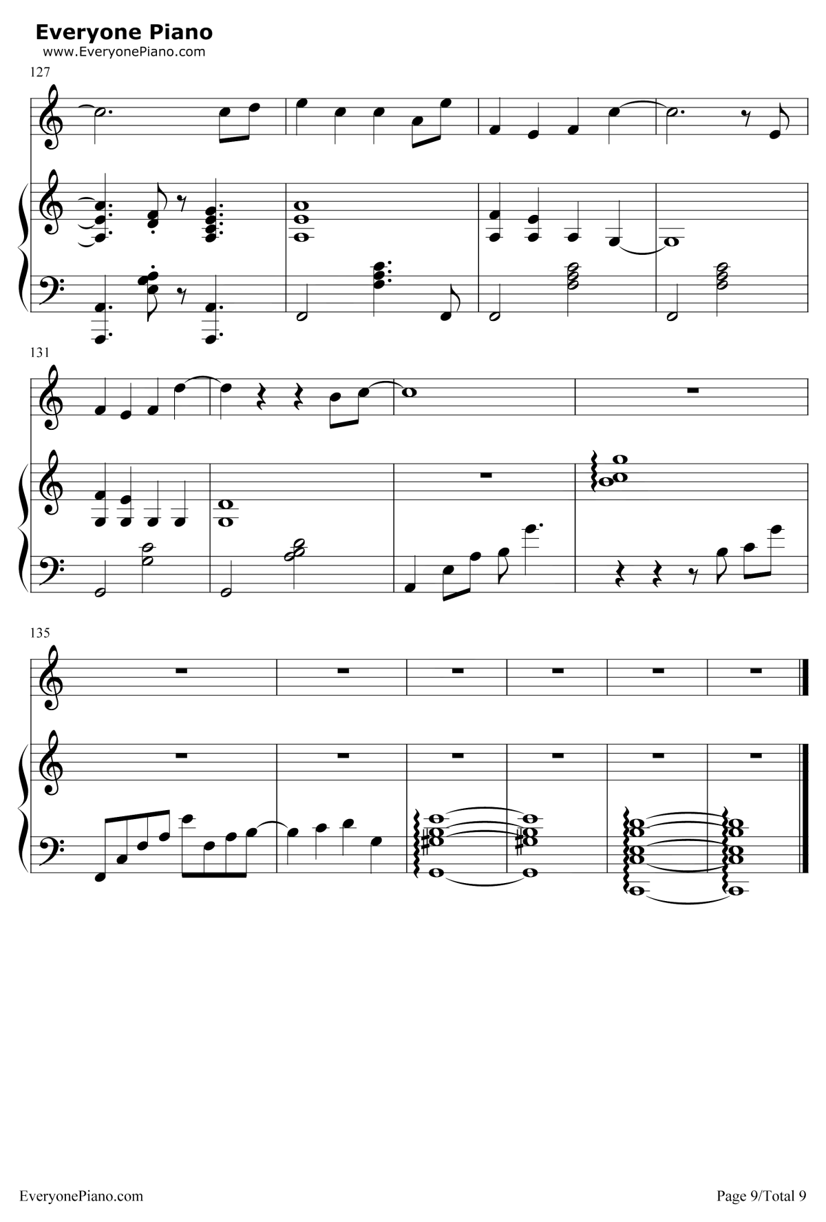 慢慢走钢琴谱9-许魏洲