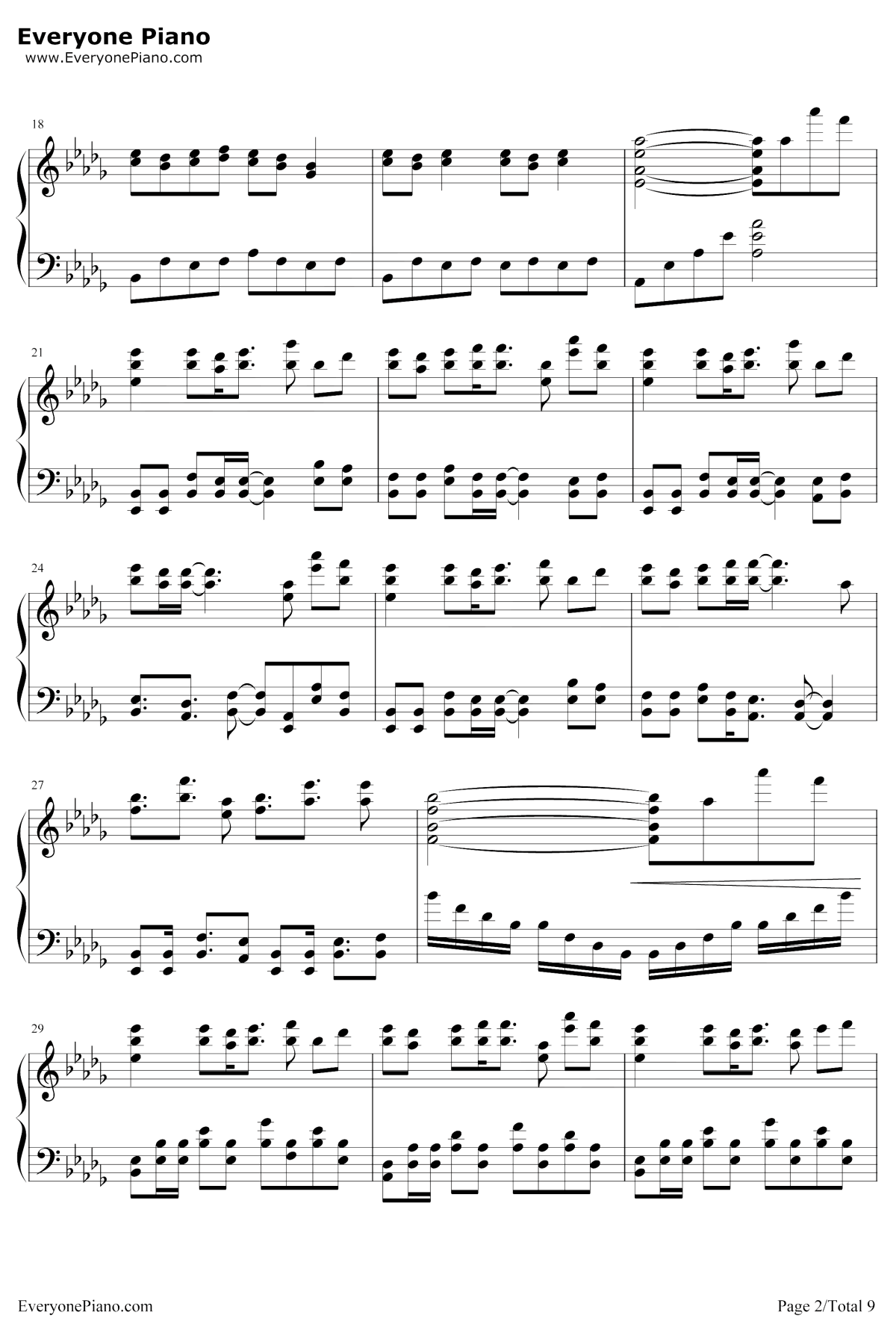 世末歌者钢琴谱2-乐正绫