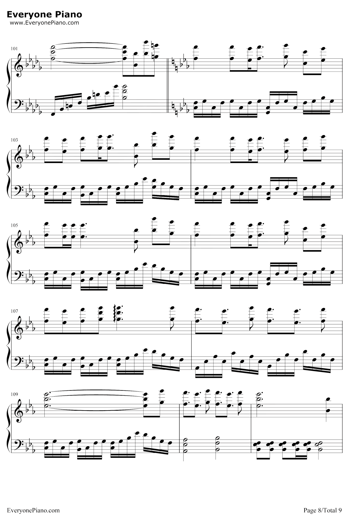 世末歌者钢琴谱8-乐正绫