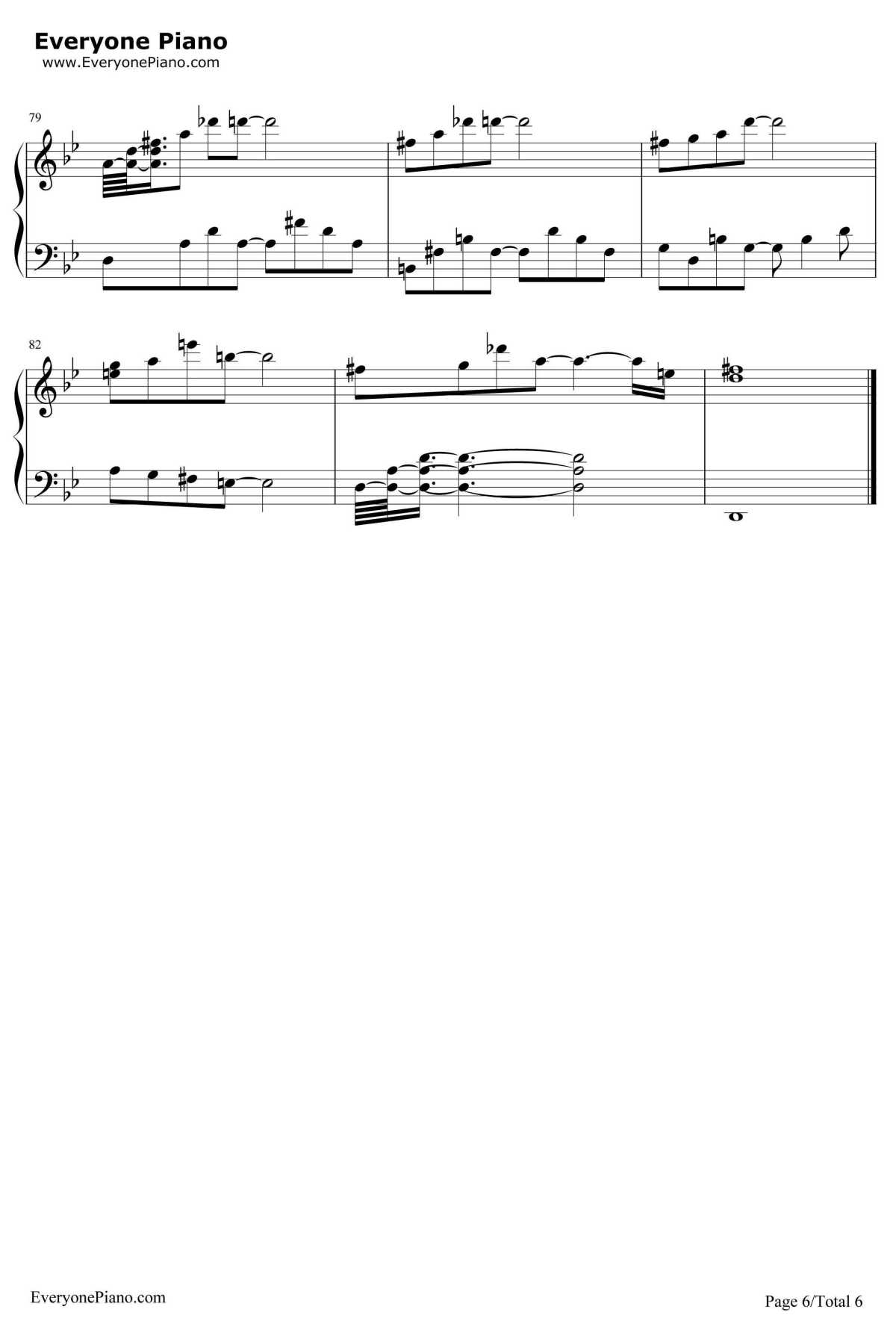 许愿钢琴谱6-古巨基