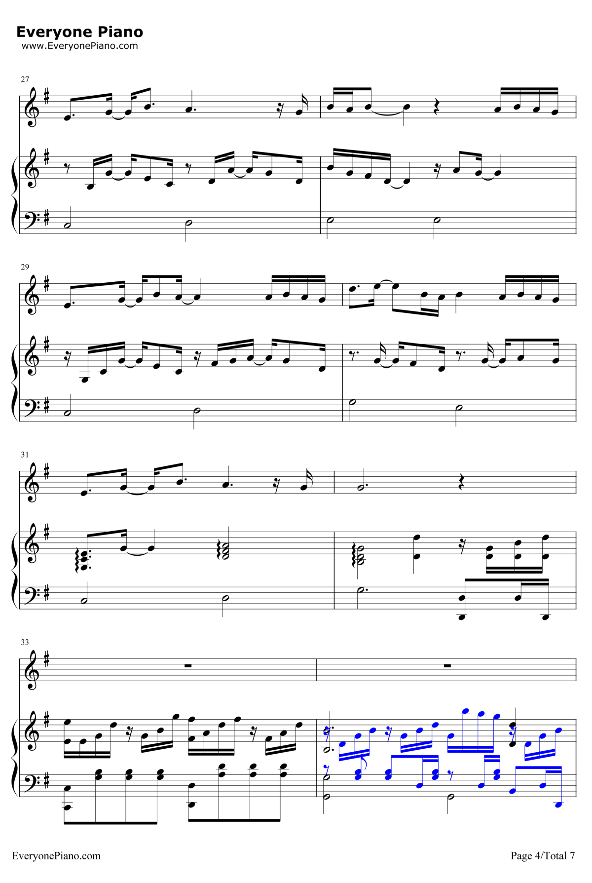 在人间钢琴谱4-王建房