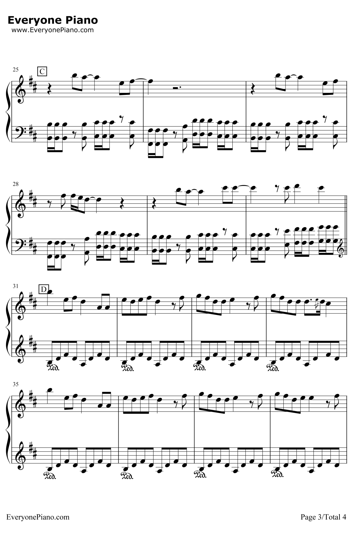 Super-Star钢琴谱3-S.H.E