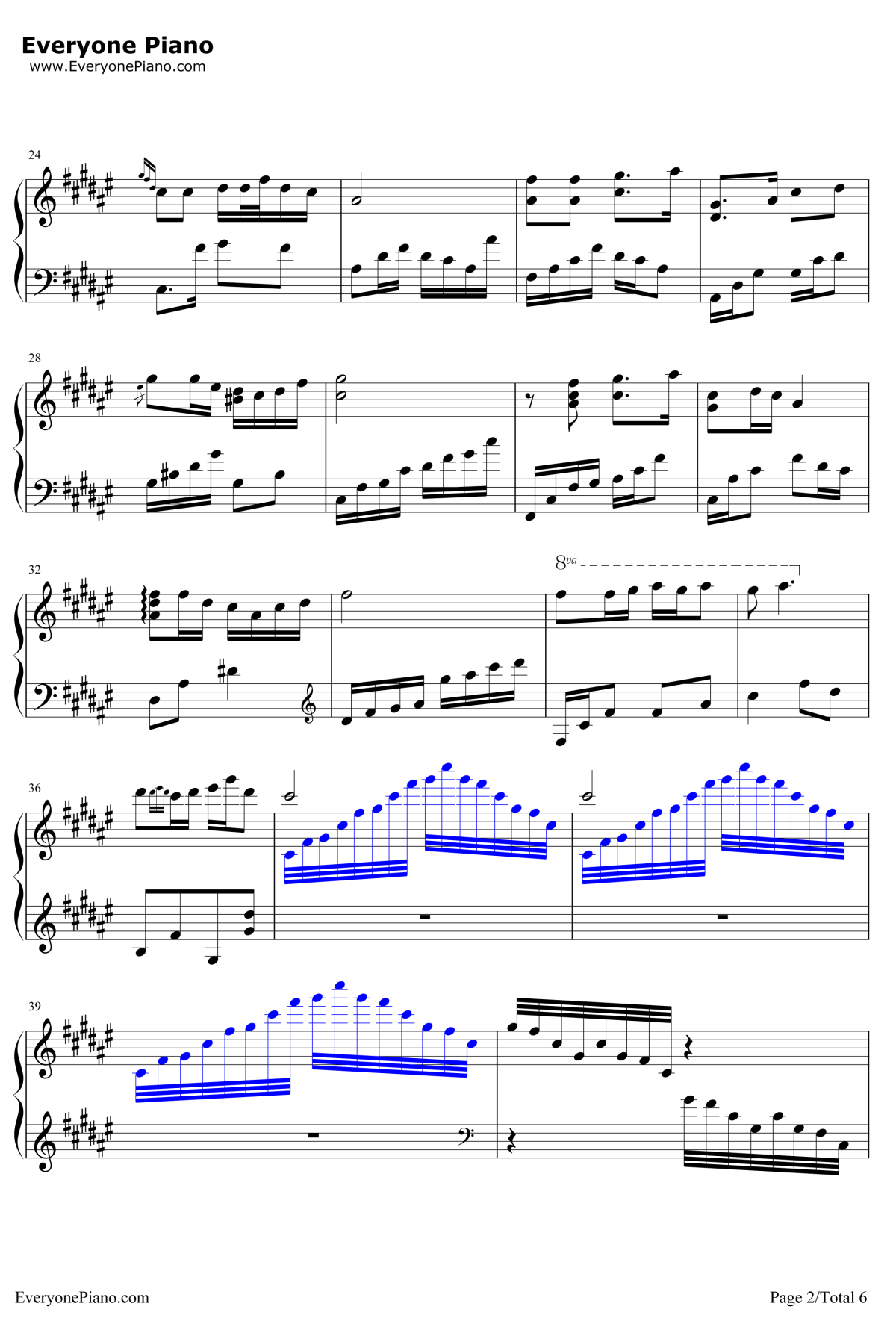 十送红军钢琴谱2-宋祖英