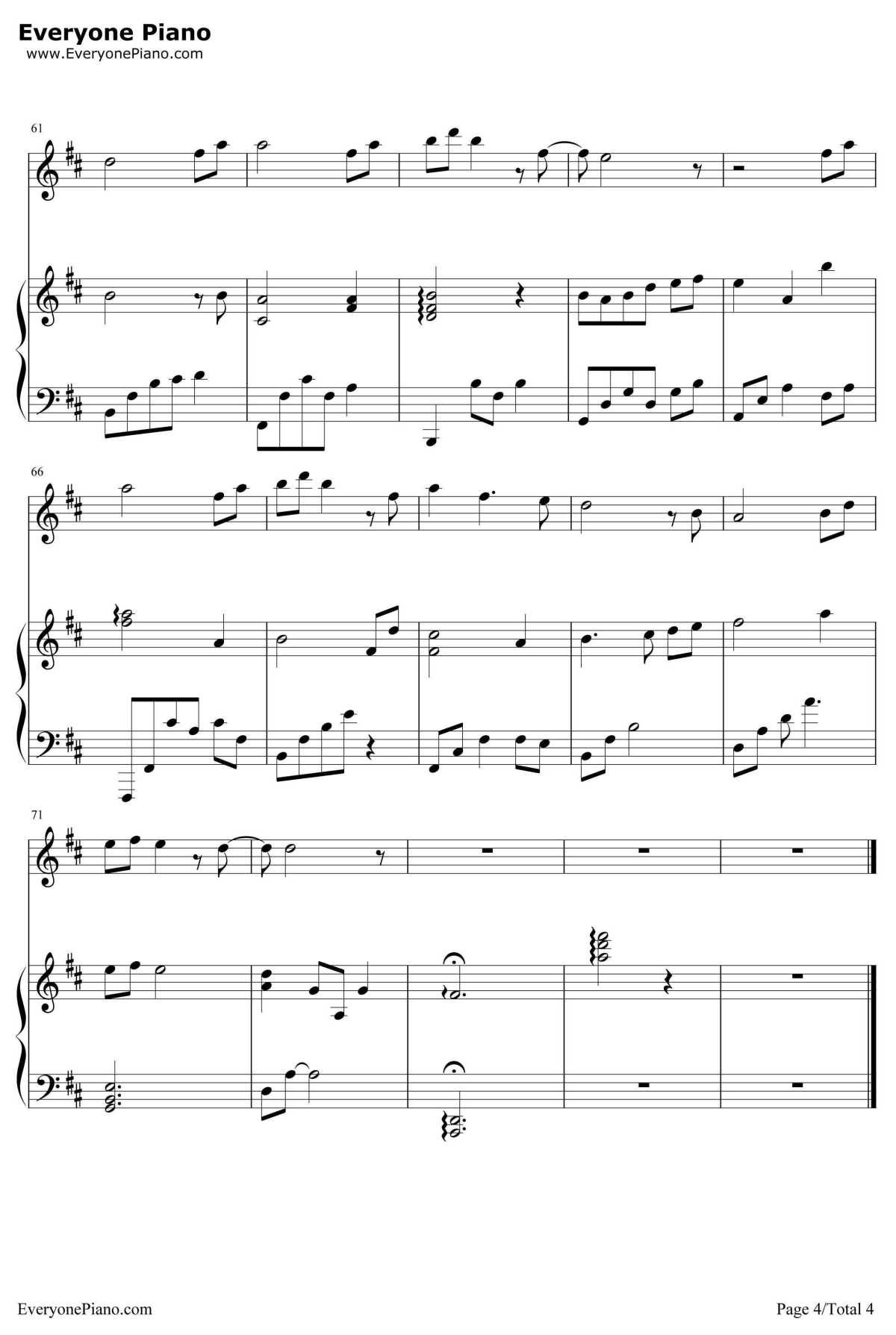 天之大钢琴谱4-周安信