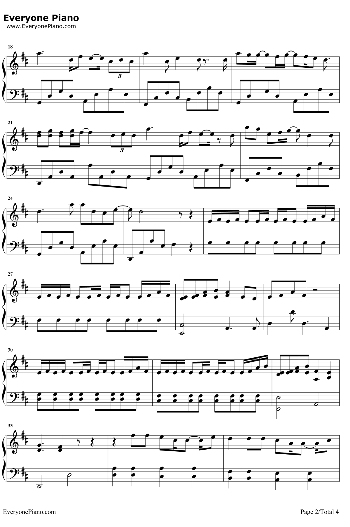 房间钢琴谱2-刘瑞琦