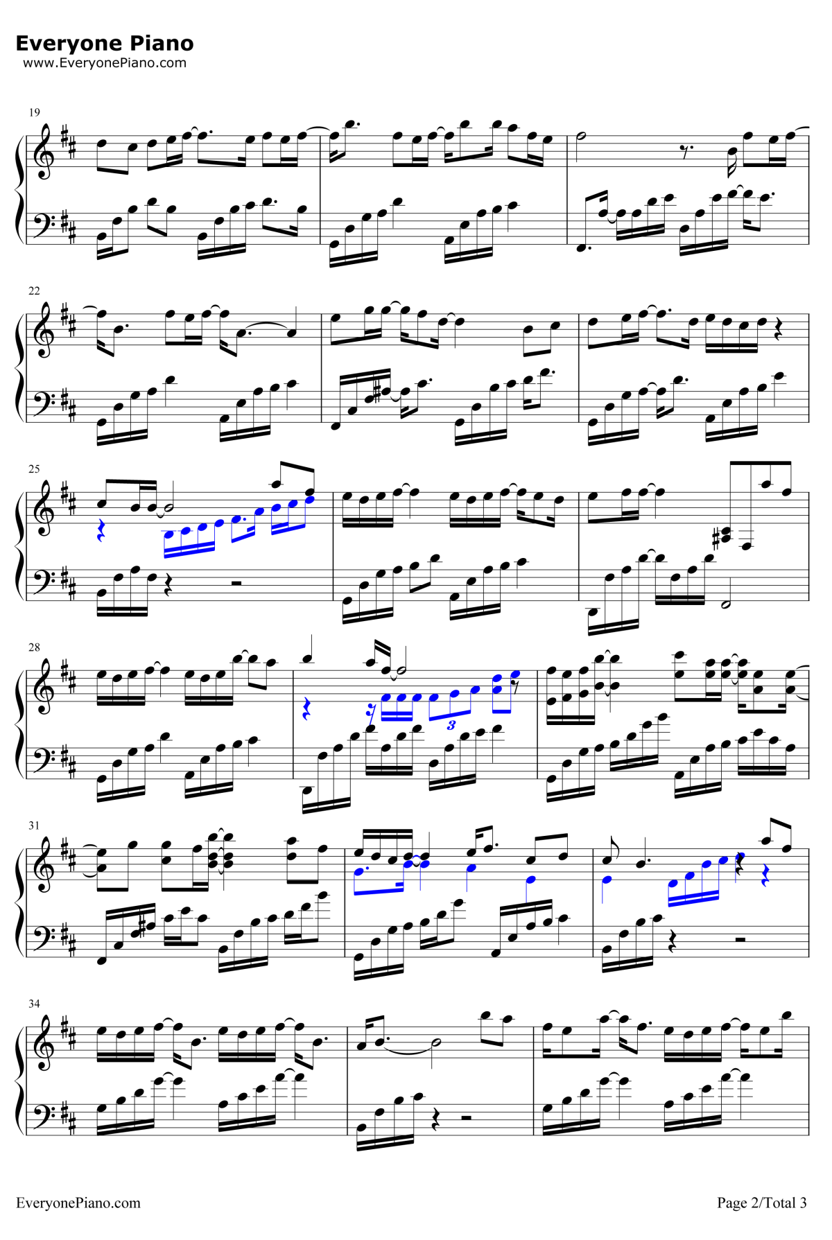 了结钢琴谱2-董贞