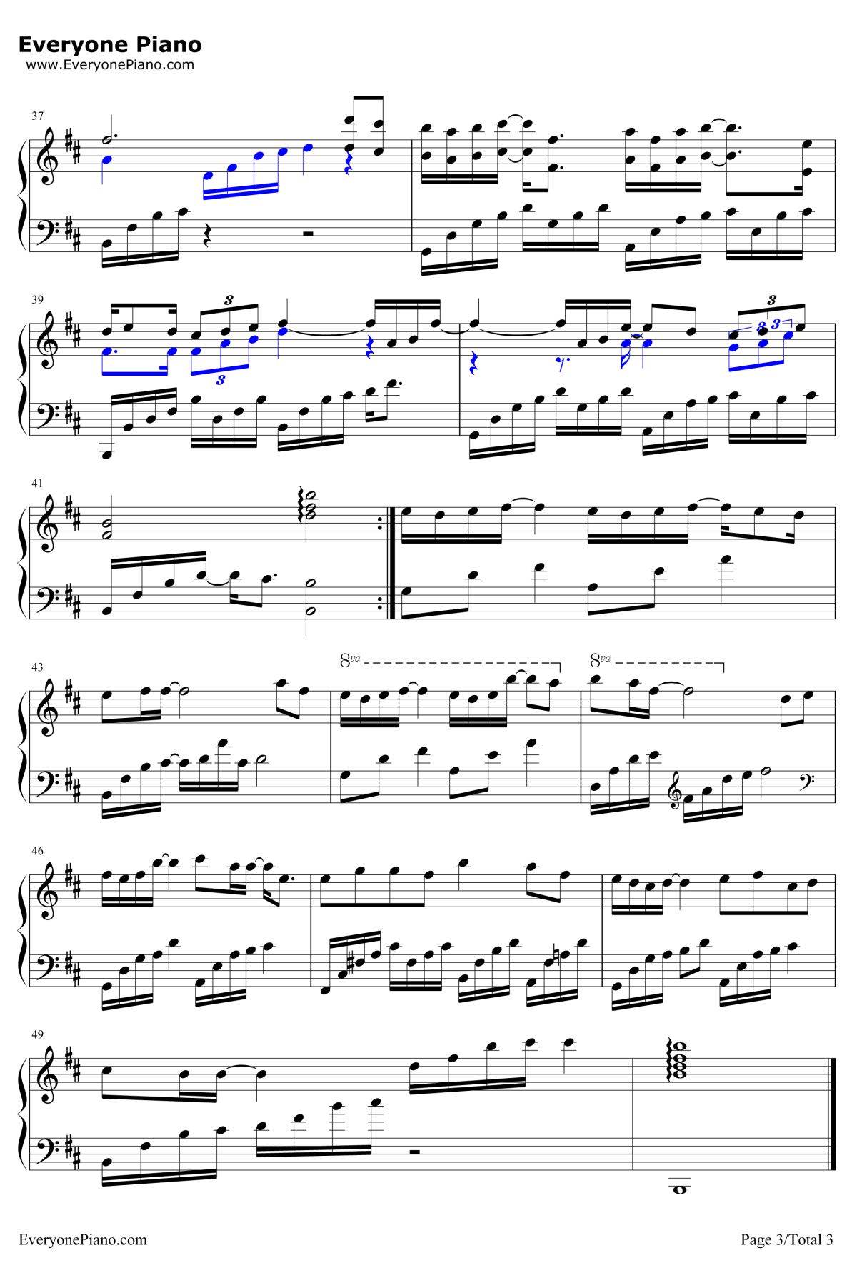 了结钢琴谱3-董贞