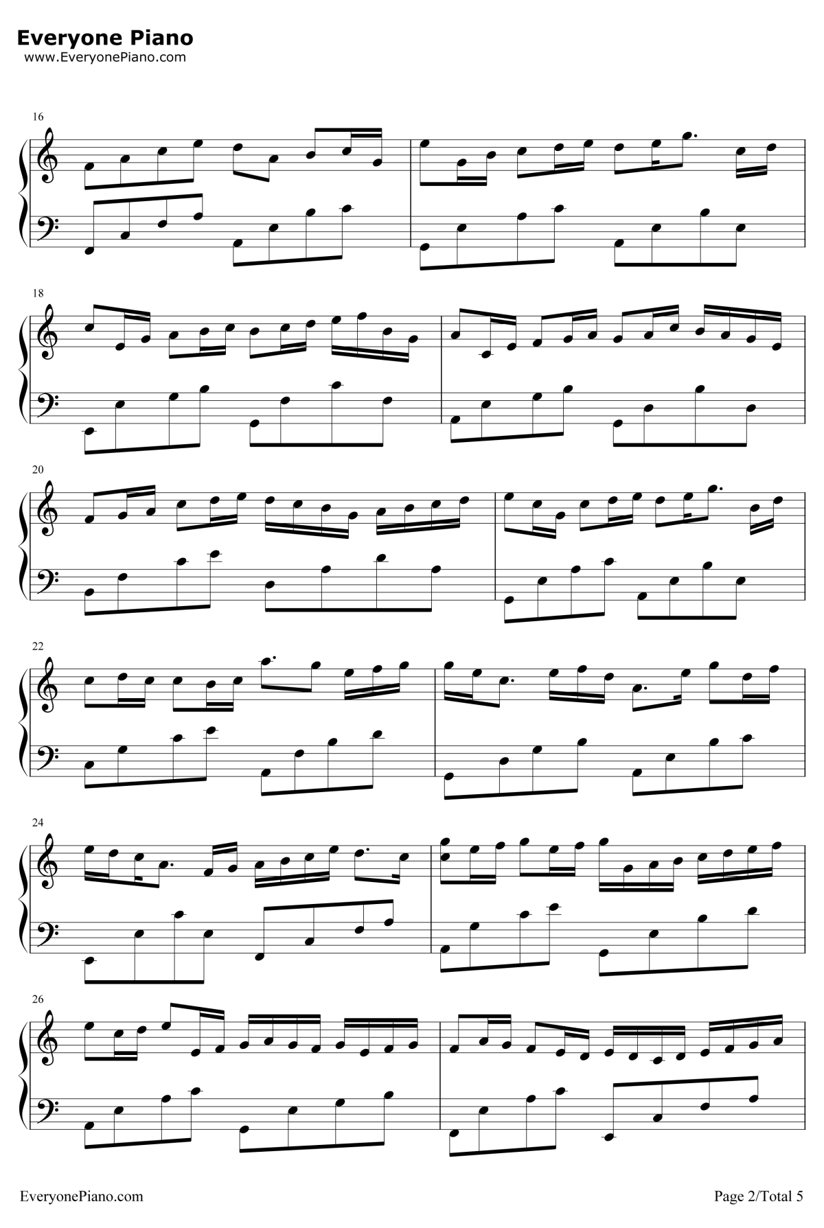 如果有来生钢琴谱2-谭维维