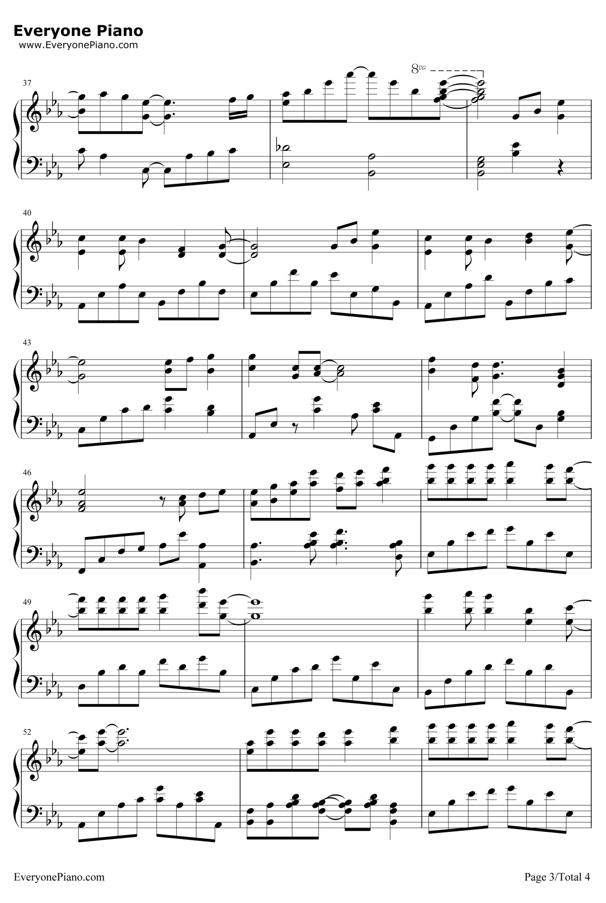 影子情人钢琴谱3-林忆莲