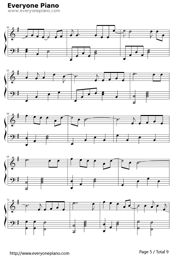 倾尽天下钢琴谱5-河图