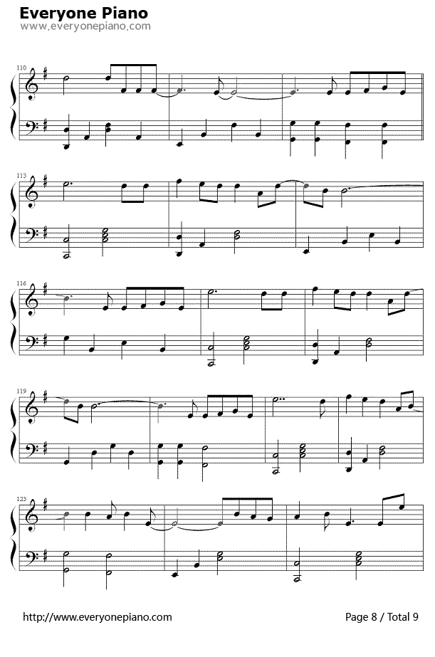 倾尽天下钢琴谱8-河图